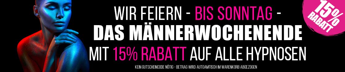 Erotische Hypnose Männerwochenende