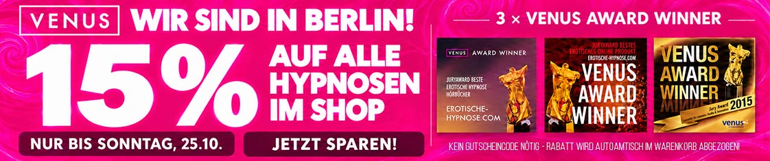 Erotische Hypnose auf der Venus Berlin 2026